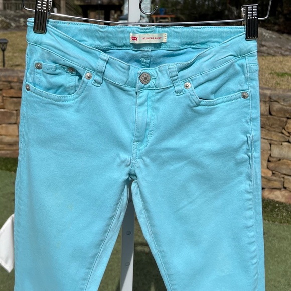 Levi's Girls' 710 Super Skinny Soft Brushed Jeans - Picture 7 of 15